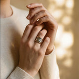 Vintage Thick Layered Gold Ring