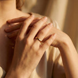 Simple Gold and Silver Ring
