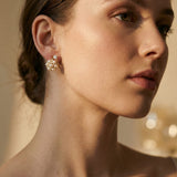 Adjustable Fluffy Pearl Earrings