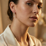 Elegant Gold Cubic Zirconia Earrings