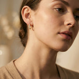 Valerie Square and Round Earrings