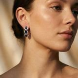 Sparkling Crystal Hoop Earrings