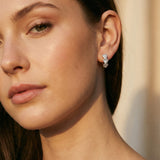 Sparkling Crystal Hoop Earrings
