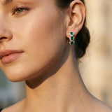 Sparkling Crystal Hoop Earrings