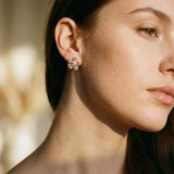 Silver Multicolour Cubic Zirconia Earrings