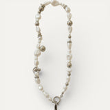 Vintage Silver Pearl and Bead Necklace