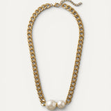 Elegant Double Chain Pearl Necklace