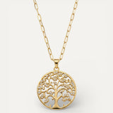 Gold Root of Life Necklace