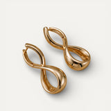 Gold Wave Earrings