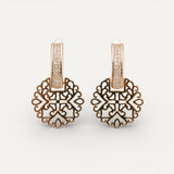 Elegant Gold Earrings with Mandala
