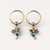 Hummingbird Necklace and Earrings Set