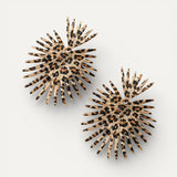 Vintage Spiked Pattern Earrings