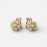 Adjustable Fluffy Pearl Earrings