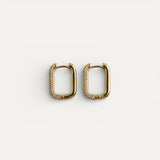 Valerie Square and Round Earrings