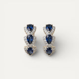 Sparkling Crystal Hoop Earrings