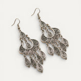 Vintage Silver Charm Earrings