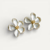 Gold Flower Earrings
