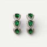 Sparkling Crystal Hoop Earrings