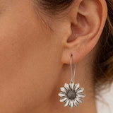 Tournesol Silver Earrings