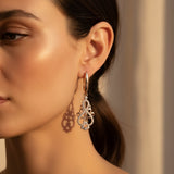 Elegant Gold Earrings with Cubic Zirconia