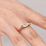 Marquise Moissanite Ring 1 CT