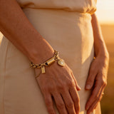 Thick Gold Bracelet
