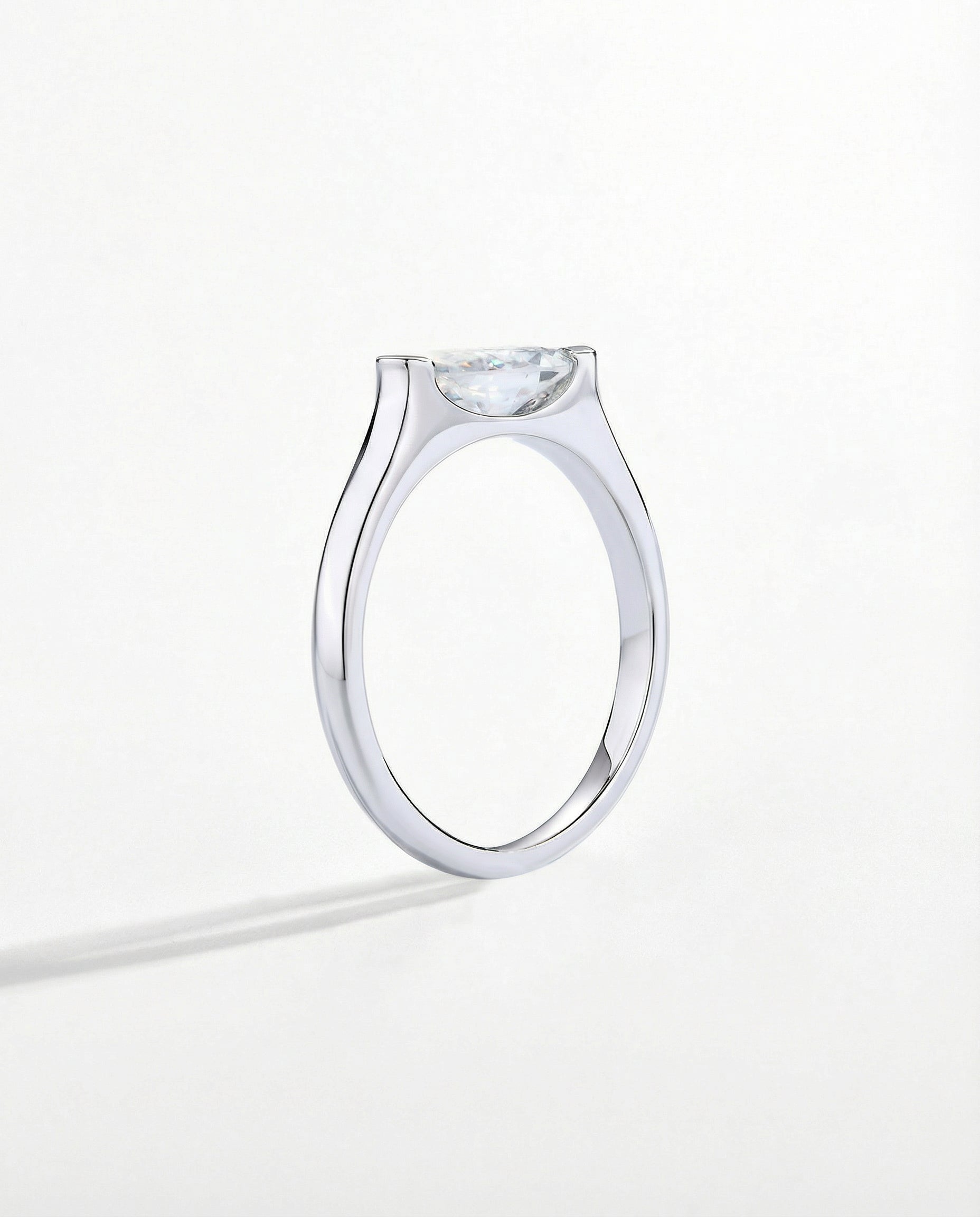 Marquise Moissanite Ring 1 CT
