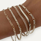 Gold Bracelet Set