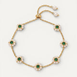 Elegant Green Crystal Bracelet
