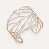 Vintage Leaf Pattern Bangle