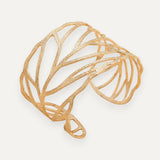 Vintage Leaf Pattern Bangle