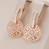 Elegant Gold Earrings with Mandala