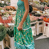 Basil - Sunshine Dreams Boho Maxi Dress