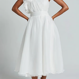 Bellamy - Chic Slanted Elegance Summer Dress