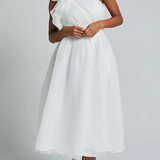 Bellamy - Chic Slanted Elegance Summer Dress