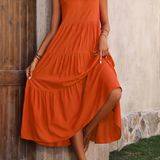 Lone - Casual Loose-Fit Dress with Ruffle Hem
