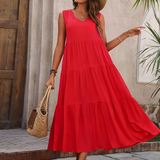 Lone - Casual Loose-Fit Dress with Ruffle Hem