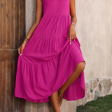Lone - Casual Loose-Fit Dress with Ruffle Hem