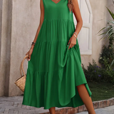 Lone - Casual Loose-Fit Dress with Ruffle Hem