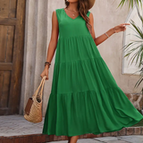 Lone - Casual Loose-Fit Dress with Ruffle Hem