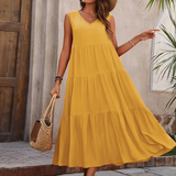 Lone - Casual Loose-Fit Dress with Ruffle Hem