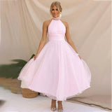 Pearlina - Sleek Mesh High Neck Dress