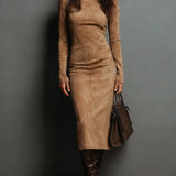 Emma | Long Sleeve Midi Dress