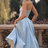 Minerva - Luxury Spaghetti Strap Princess Dress
