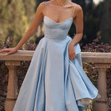 Minerva - Luxury Spaghetti Strap Princess Dress