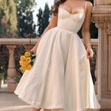 Minerva - Luxury Spaghetti Strap Princess Dress
