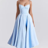 Minerva - Luxury Spaghetti Strap Princess Dress