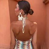 Charlotte - Boho Crochet Beach Tunic Dress