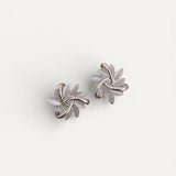 Elegant and Refined Gold Opal Petal Earrings
