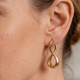 Gold Wave Earrings